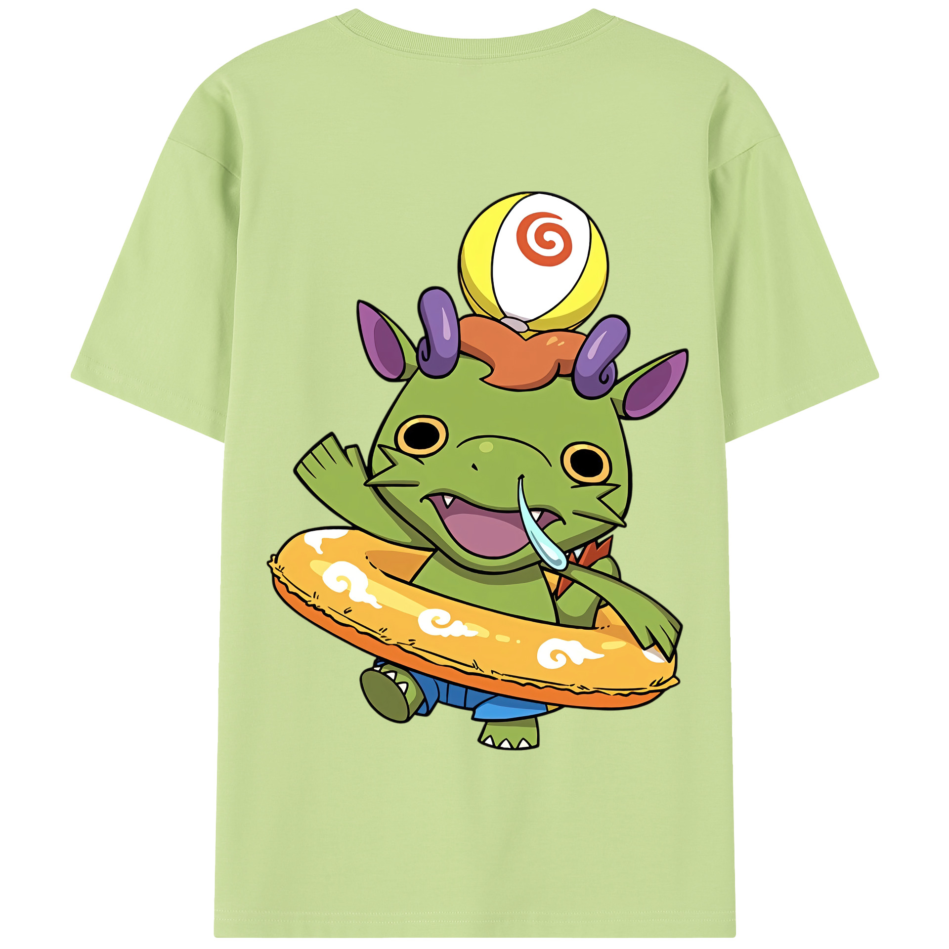 （画像用） 妖怪ウォッチ Yo-kai Watch 綿100％半袖Tシャツ（背面プリント）